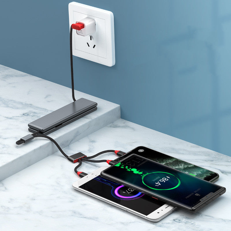 Portable Multifunctional One for Three Chargers