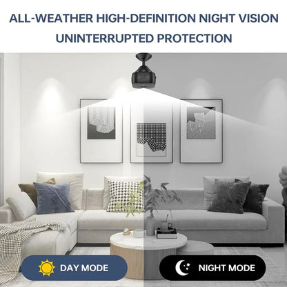 2025 New 4K Mini Security Camera Full Color Night Vision High Definition Wifi Monitor Waterproof Motion Detect Surveillance