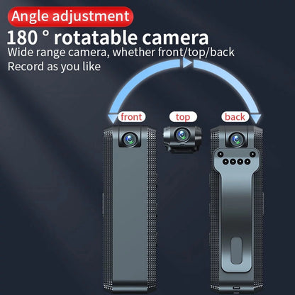 Small Body Camera 1080P Full HD ,Mini Body Camera with 128GB Memory Card,Premium Portable Body Camera with Night Vision and Motion Detection Wearable for Office, Law Enforcement, Security Guard